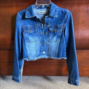 Rodeo Quincy Blue Jean Metal Fringe Jacket
